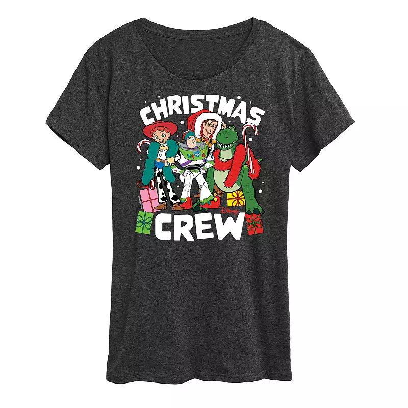 Disney / Pixar's Toy Story Women's Christmas Crew Graphic Tee, Girl's,  Product Image