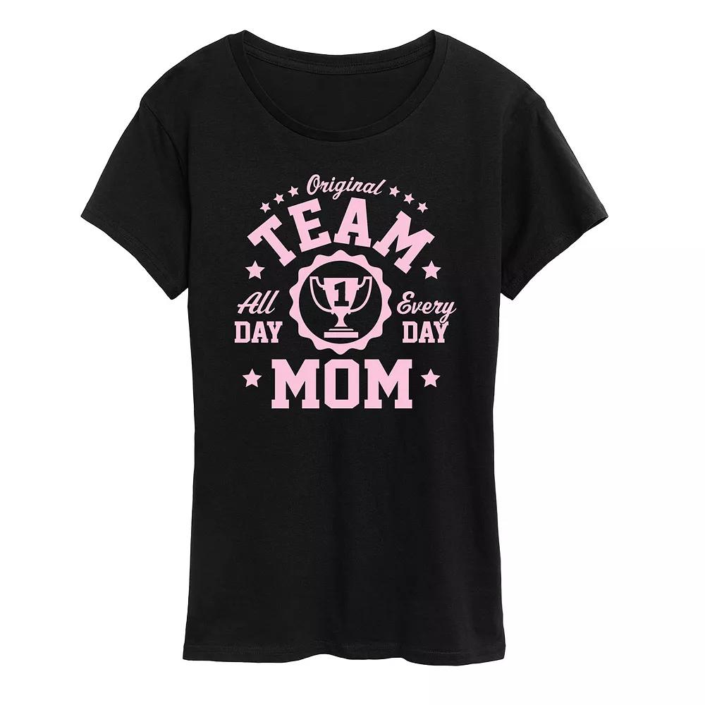 Women's Original Team Mom Graphic Tee,  Product Image