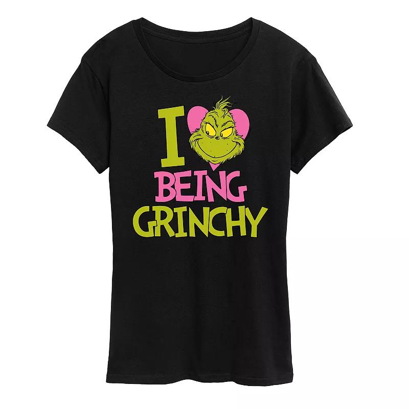 Women's Grinch I Love Being Grinchy Graphic Tee,  Product Image