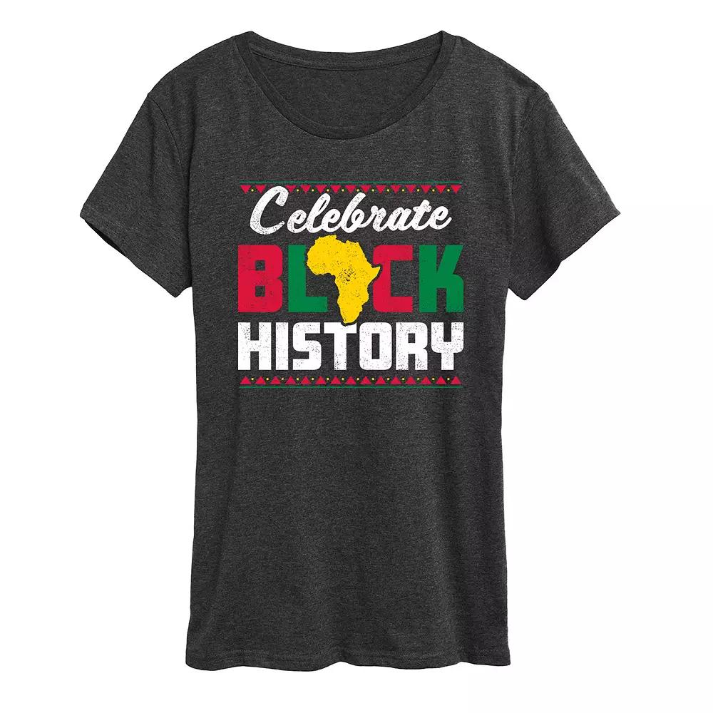 Women's Celebrate Black History Month Graphic Tee,  Product Image