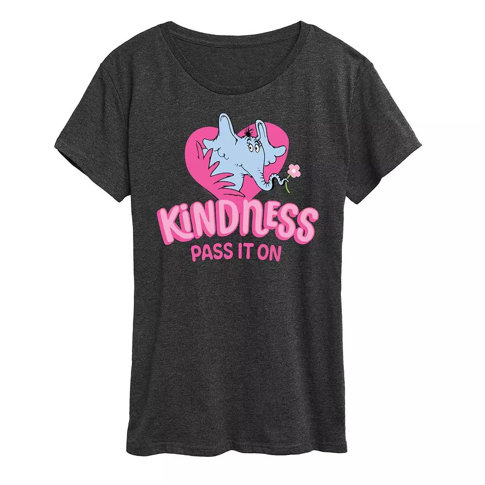 Women's Dr. Seuss Kindness Pass It On Graphic Tee, Girl's,  Product Image