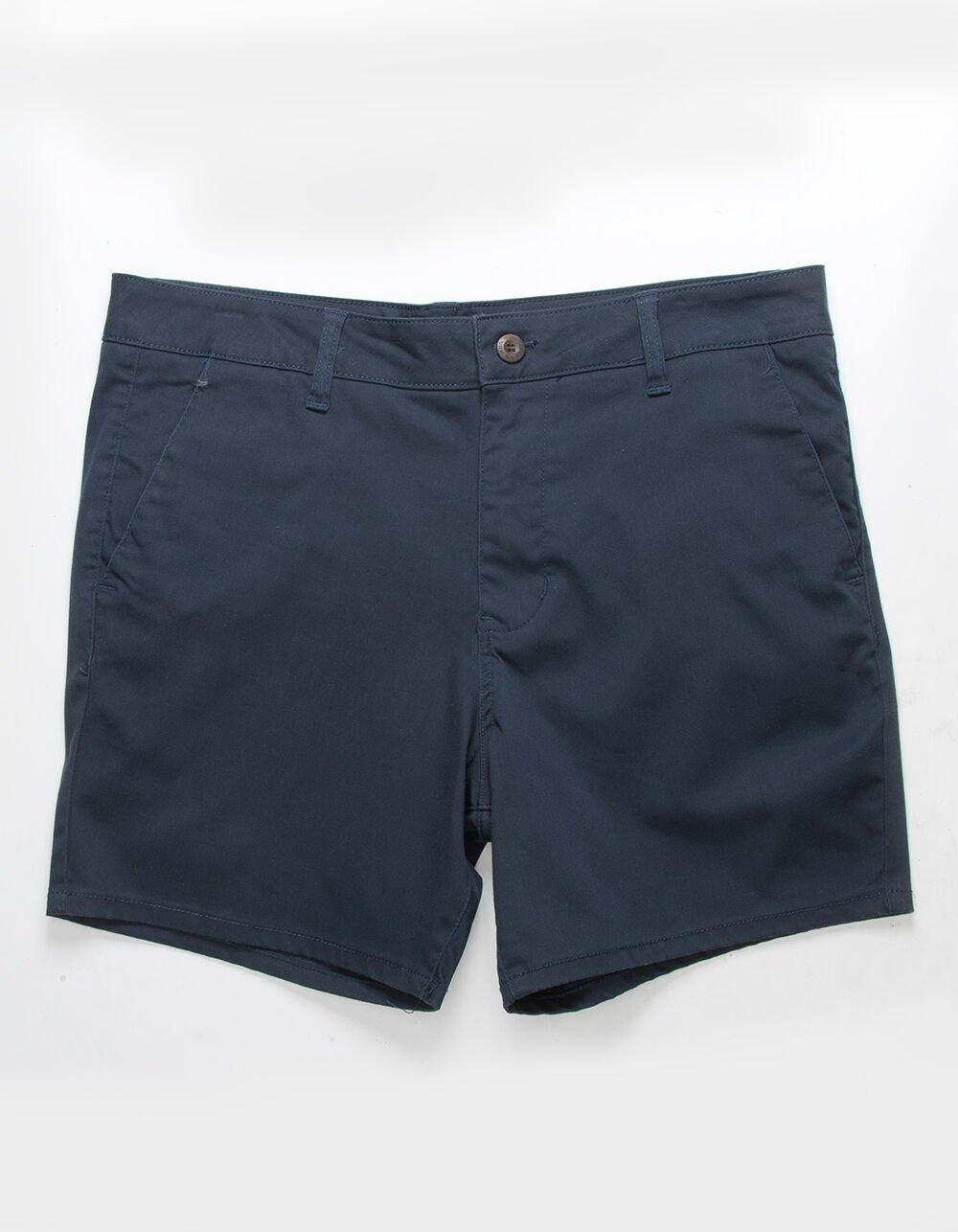 RSQ Mens Shorter 6" Chino Shorts - WASHED NAVY Product Image