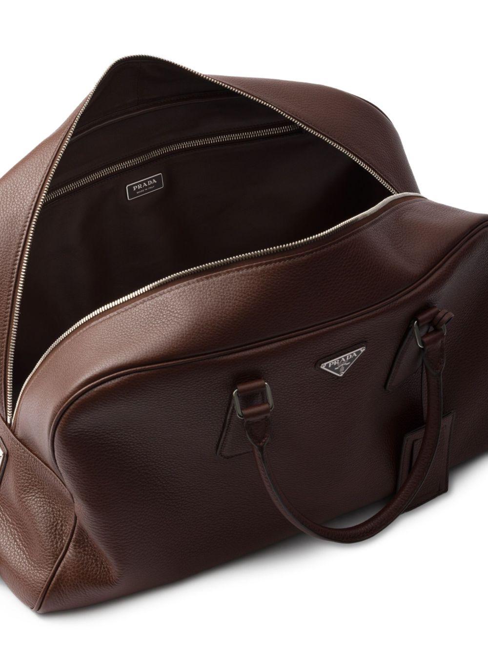 soft leather duffle bag Product Image
