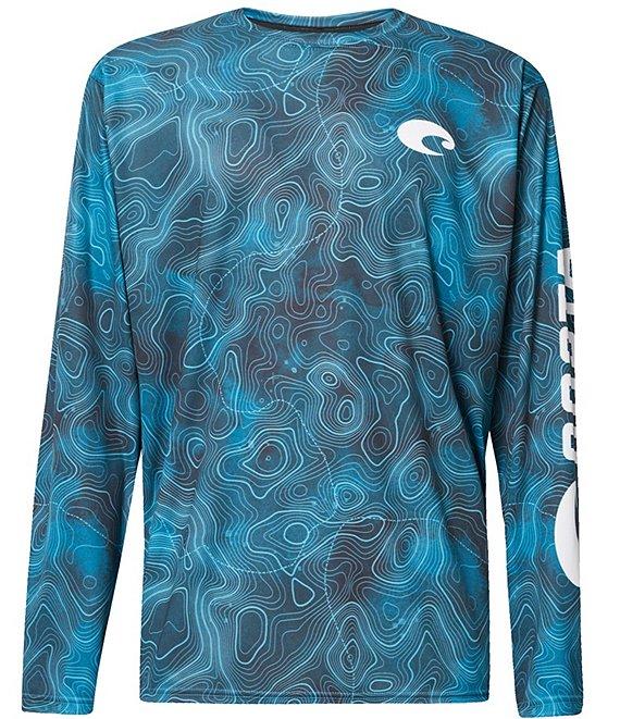 Costa Tech Topographic Long-Sleeve T-Shirt Product Image