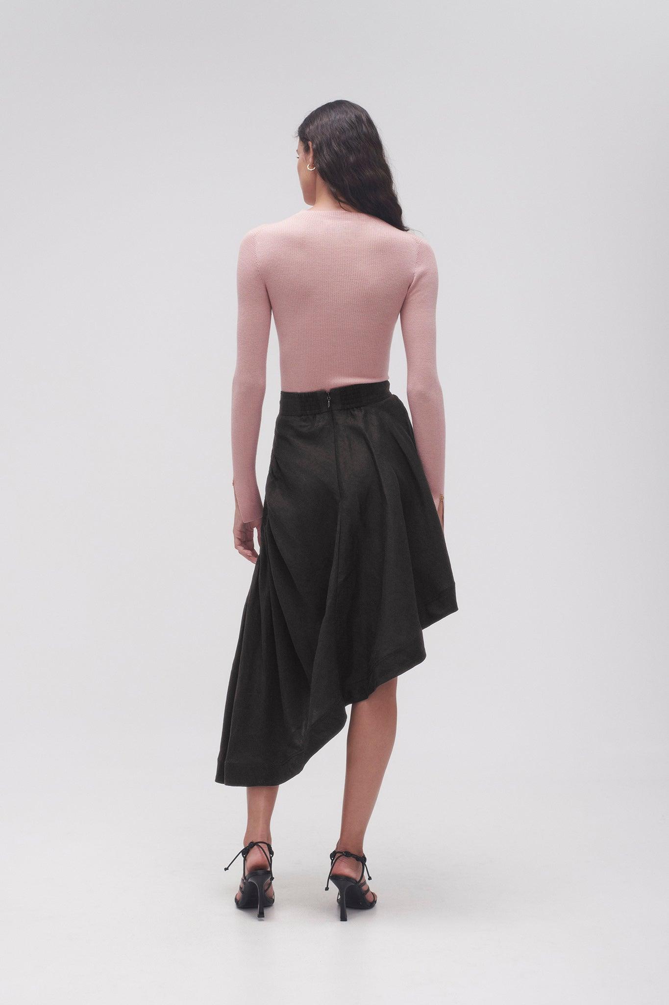 Memoir Asymmetric Midi Skirt Product Image