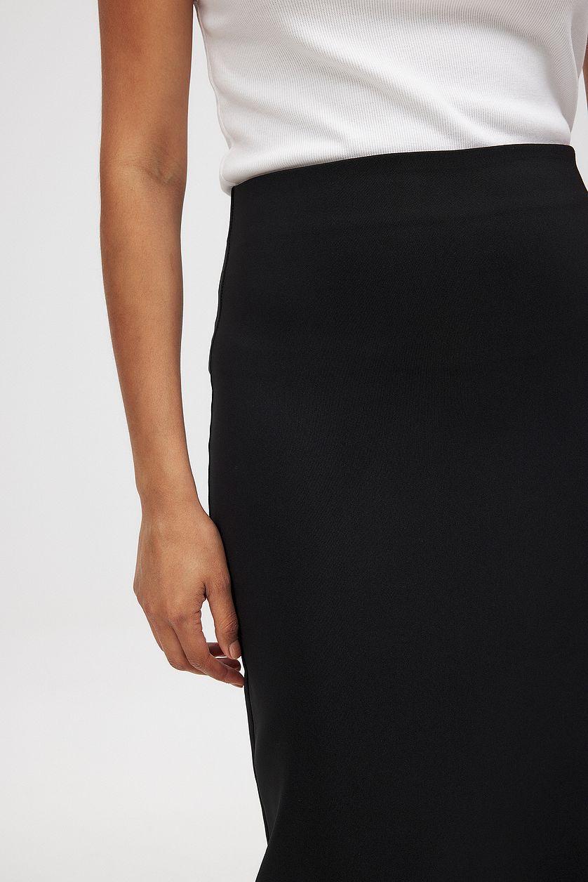 Mid Waist Midi Skirt Product Image