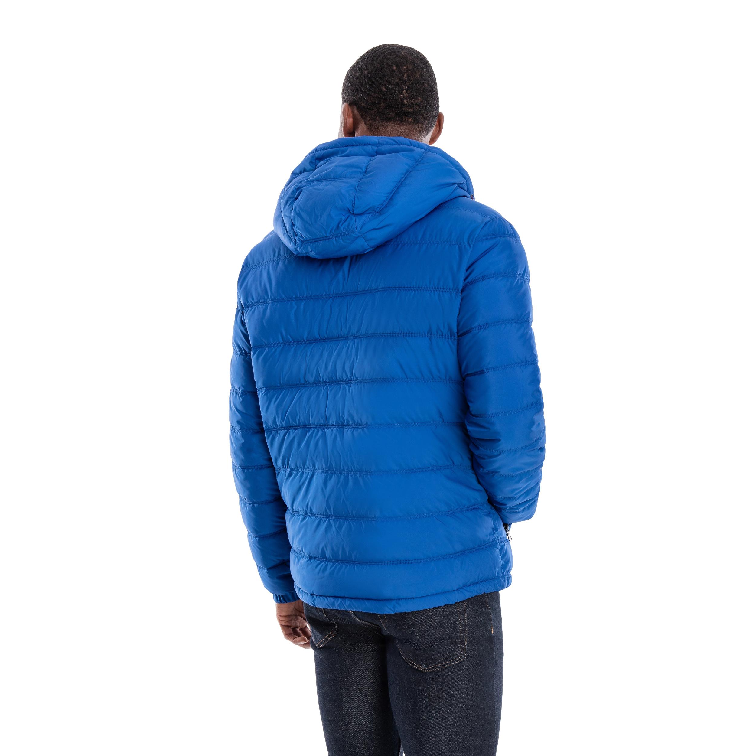 Qulited Hooded Packable Puffer Royal Product Image