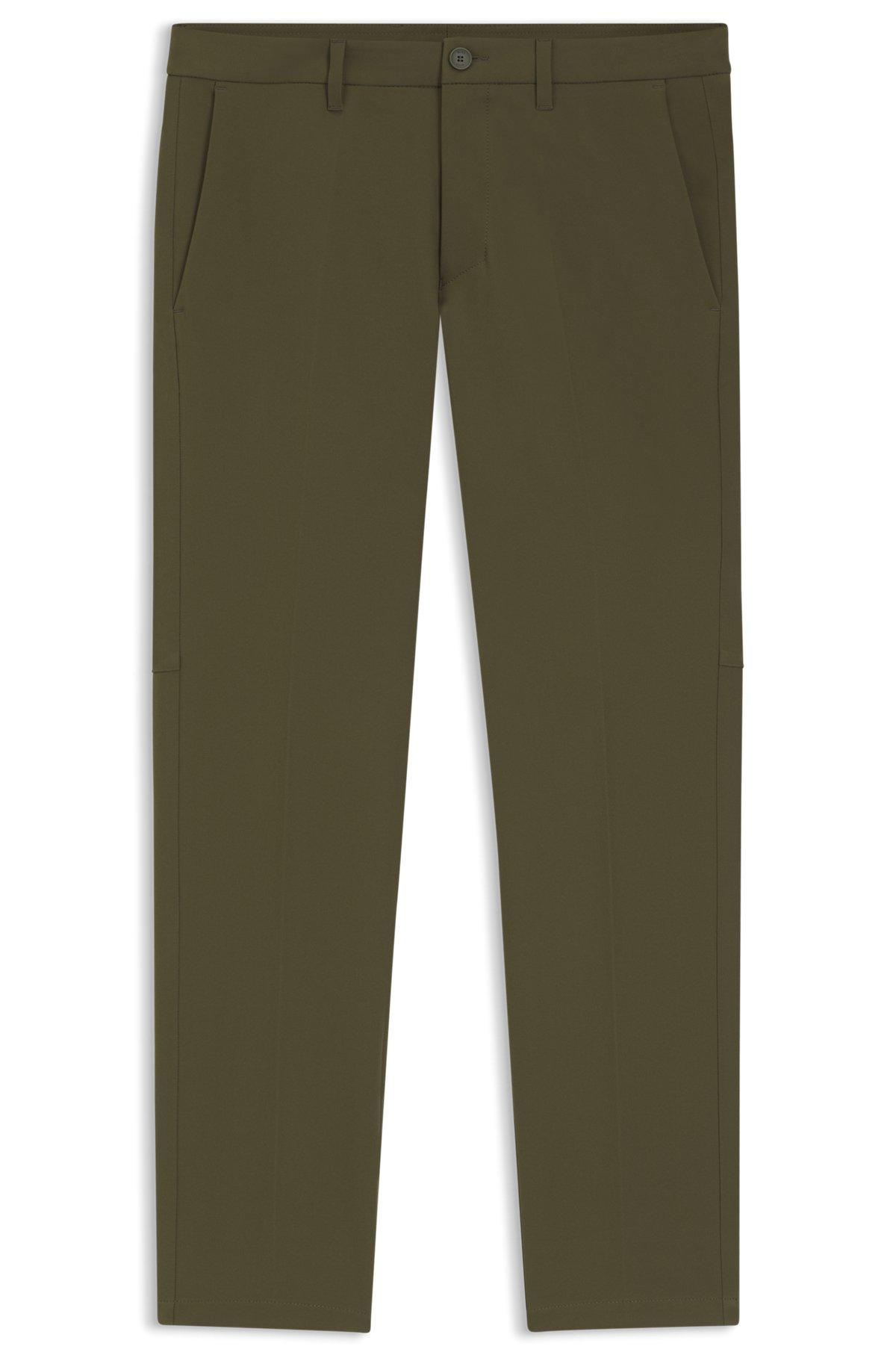 Slim-fit pants in water-repellent stretch fabric Product Image