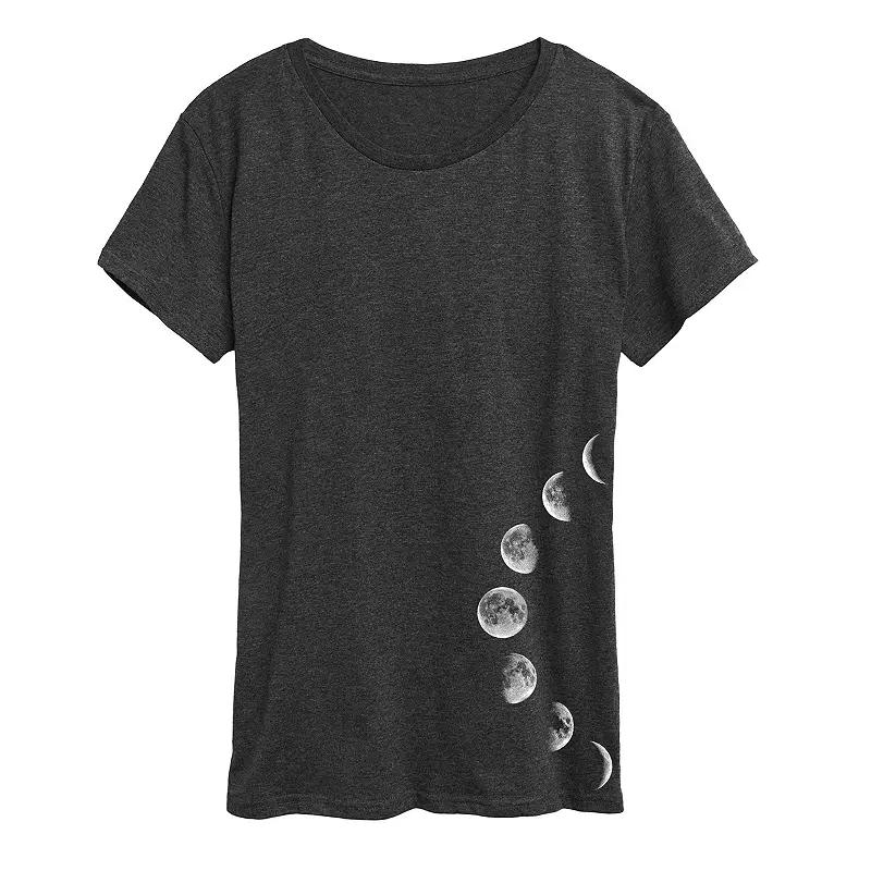 Women's Moon Phases Graphic Tee,  Product Image