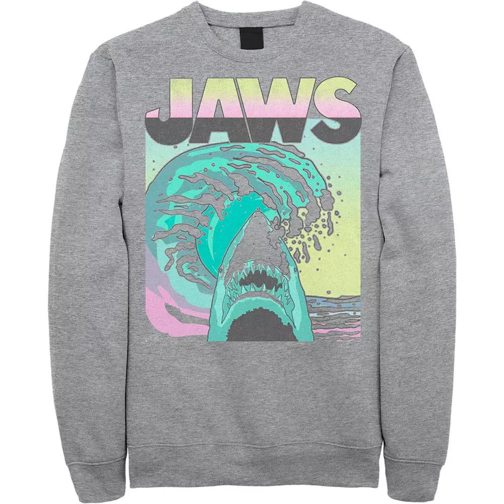 Men's Jaws 80s Jaws Vintage Poster Sweatshirt,  Product Image