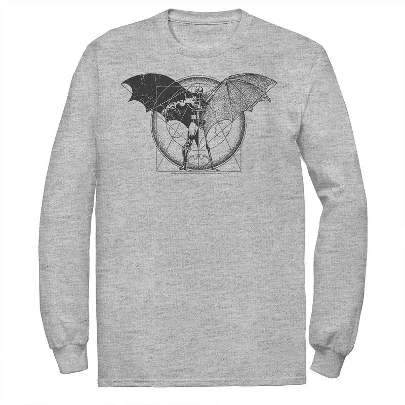 Men's DC Comics Batman Half Skeleton Sketched Poster Tee,  Product Image