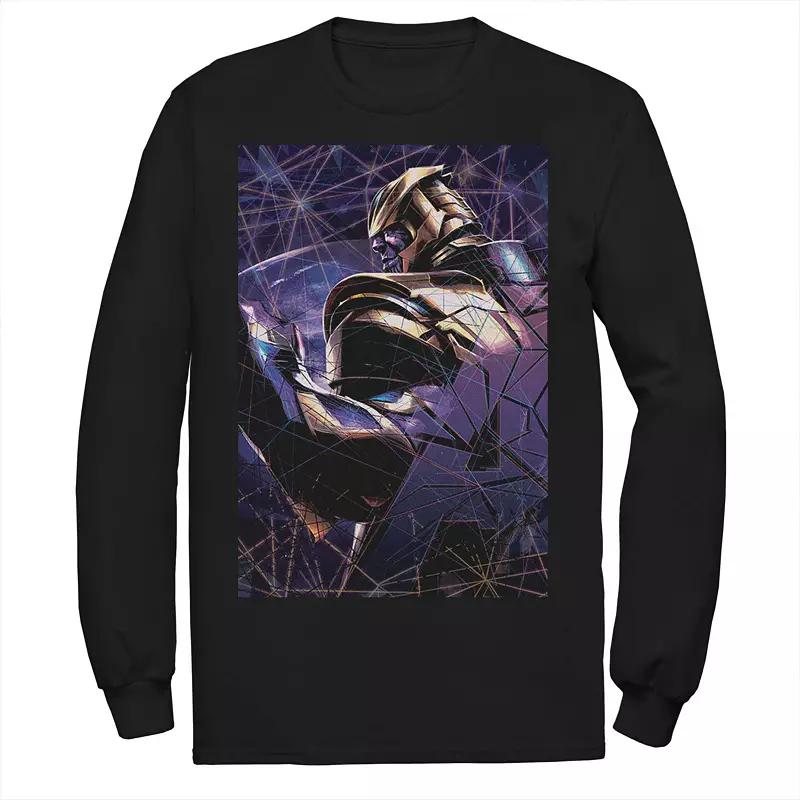 Men's Marvel Avengers Endgame Thanos Breaks Long Sleeve Graphic Tee,  Product Image