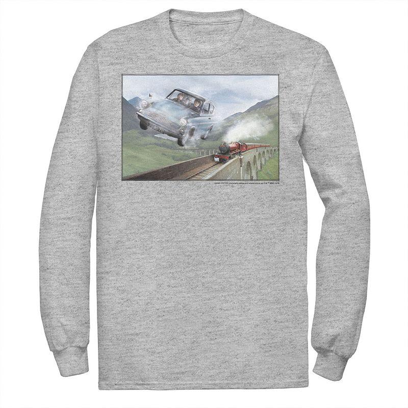 Men's Harry Potter Racing The Hogwarts Express Portrait Tee,  Product Image