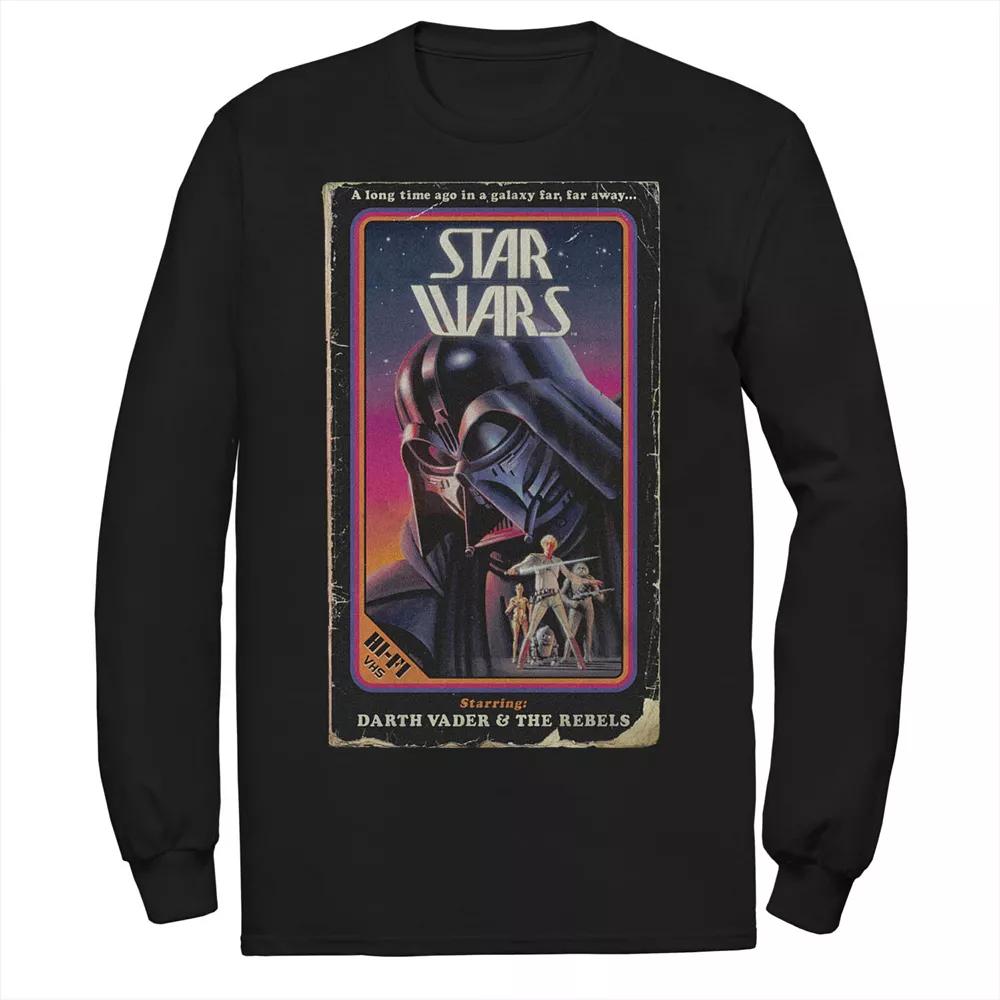 Big & Tall Star Wars Darth Vader Vintage Video Cover Z1 Tee, Men's,  Product Image