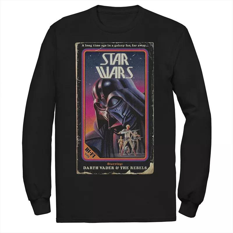 Big & Tall Star Wars Darth Vader Vintage Video Cover Z1 Tee, Men's,  Product Image
