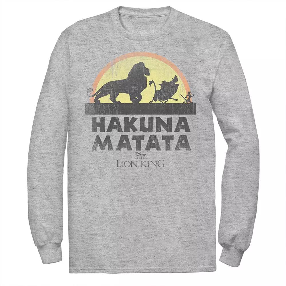 Disney's The Lion King Men's Classic Logo Silhouette Tee,  Product Image