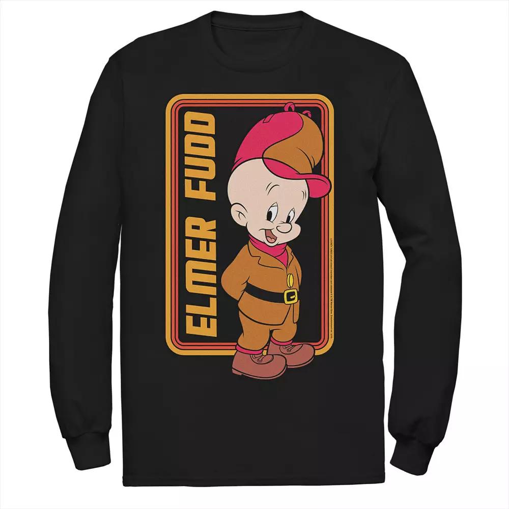 Men's Looney Tunes Elmer Fudd Framed Simple Portrait Tee,  Product Image