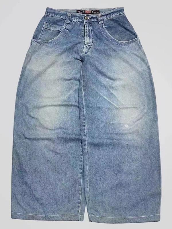 High Street Hip Hop Brands Boyfriend Jeans Product Image