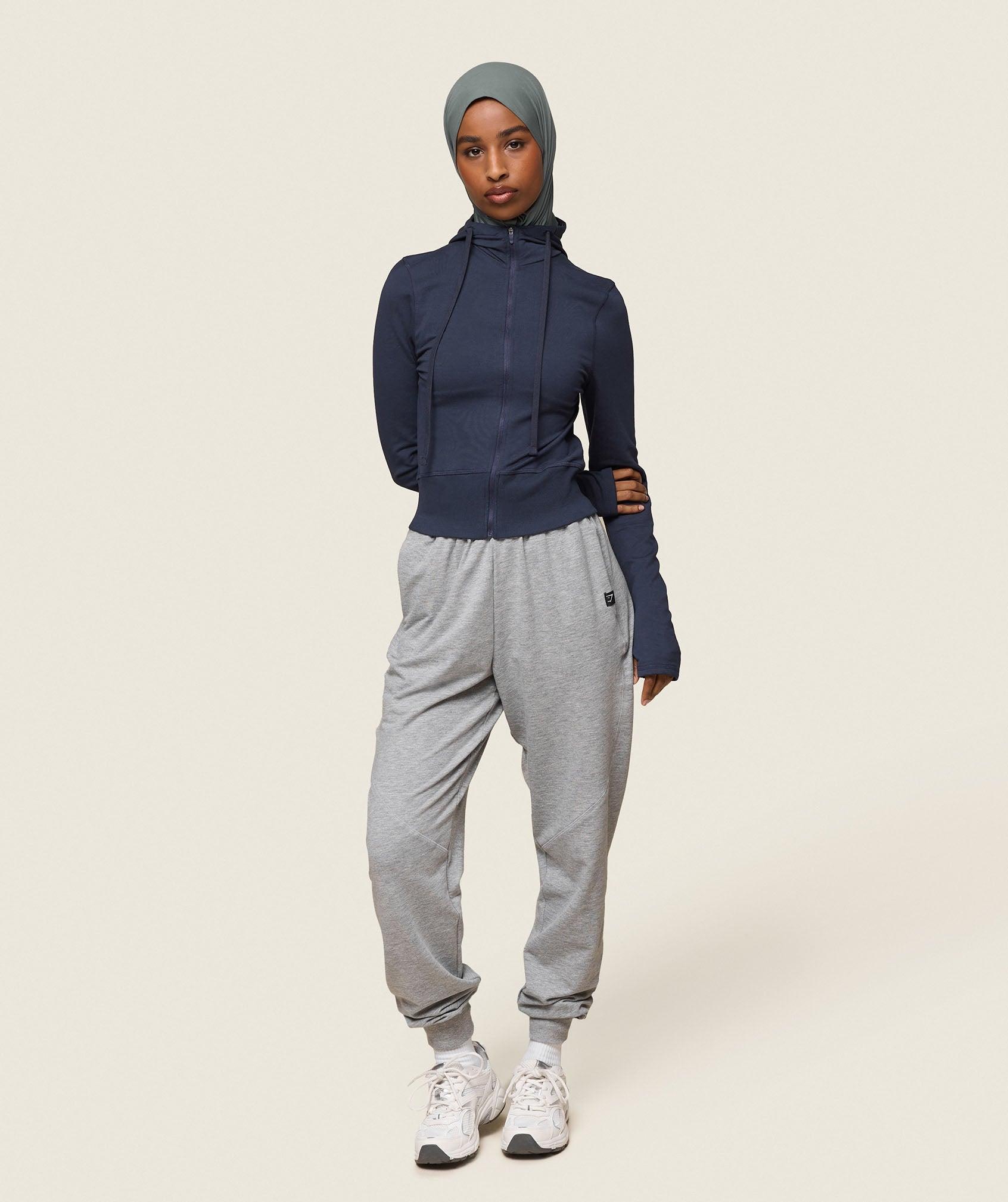 GS x Leana Deeb Hooded Midi Top Product Image