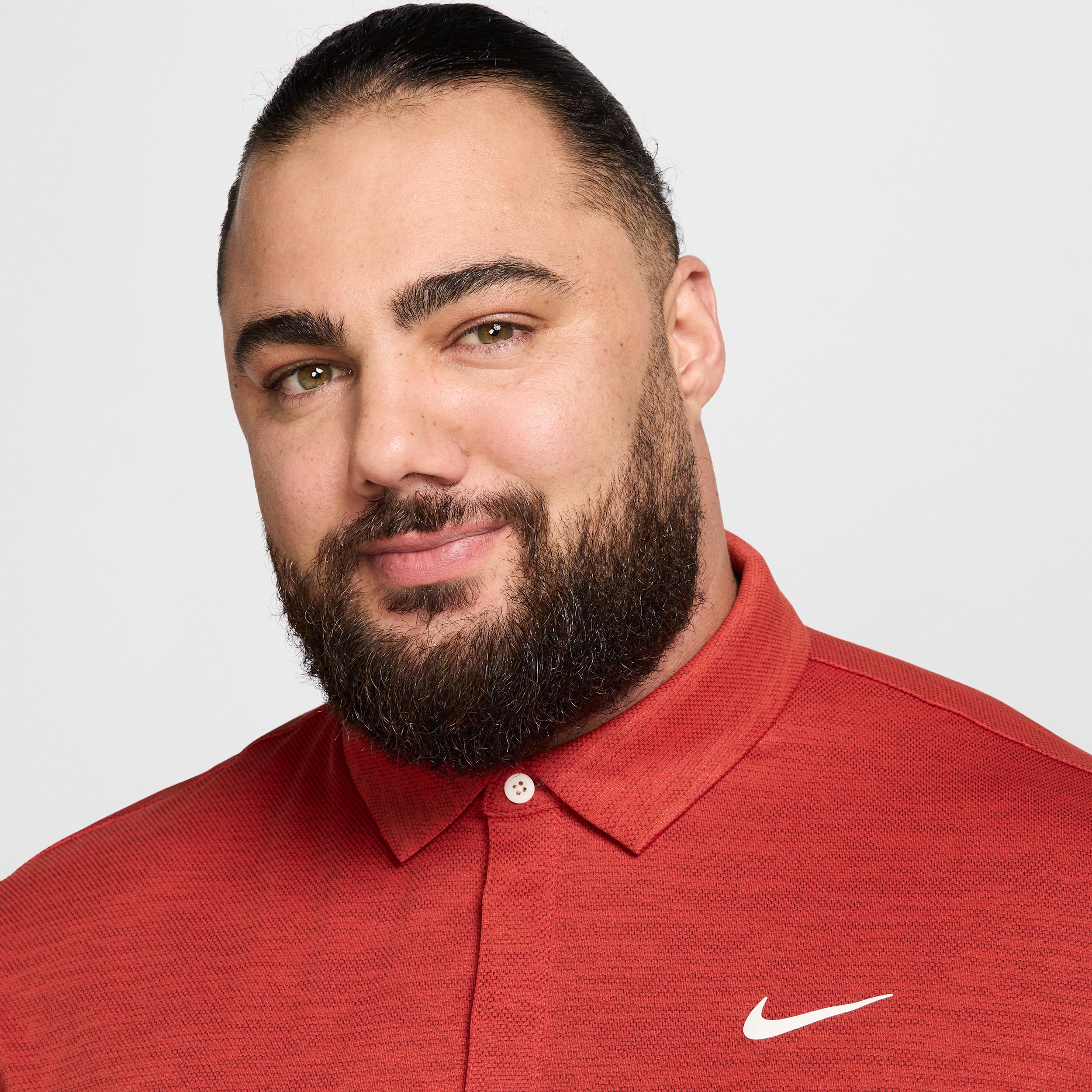 Nike Mens Tour Dri-FIT Jacquard Golf Polo | FZ7475-671 Product Image