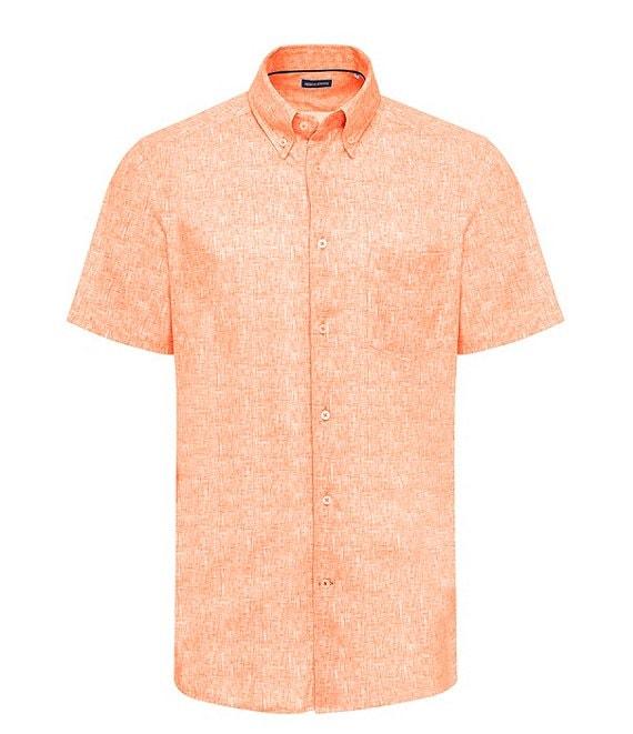 Visconti Textured Stretch Short Sleeve Woven Shirt Product Image