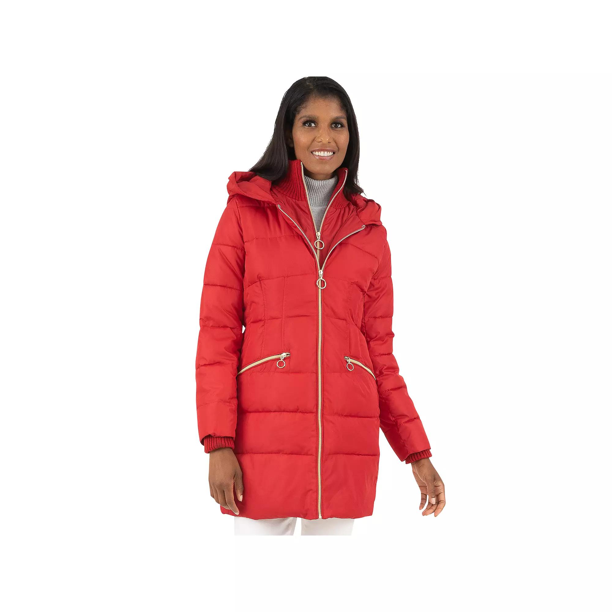 Women's Fleet Street Hooded Puffer Coat,  Product Image