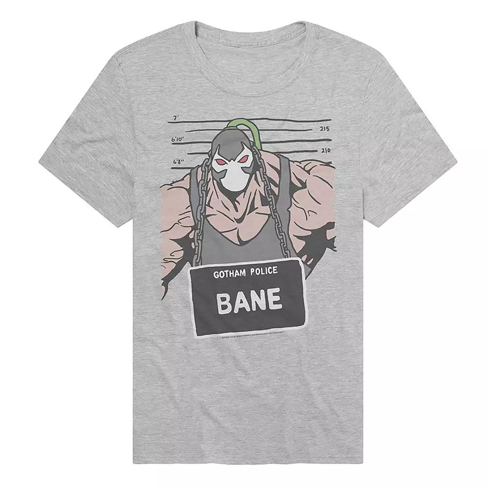 Men's DC Comics Batman Gotham Police Bane Mugshot Graphic Tee,  Product Image