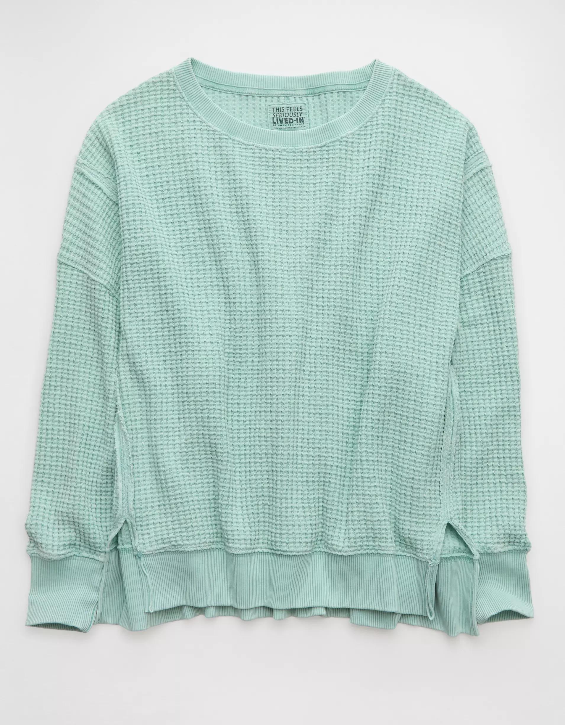 AE Big Hug Waffle Sweatshirt Product Image