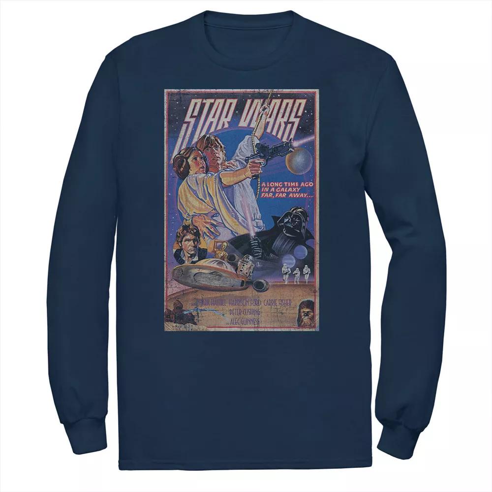 Big & Tall Star Wars Galaxy Far Away Tee, Men's, Size: 3XL, Blue Product Image