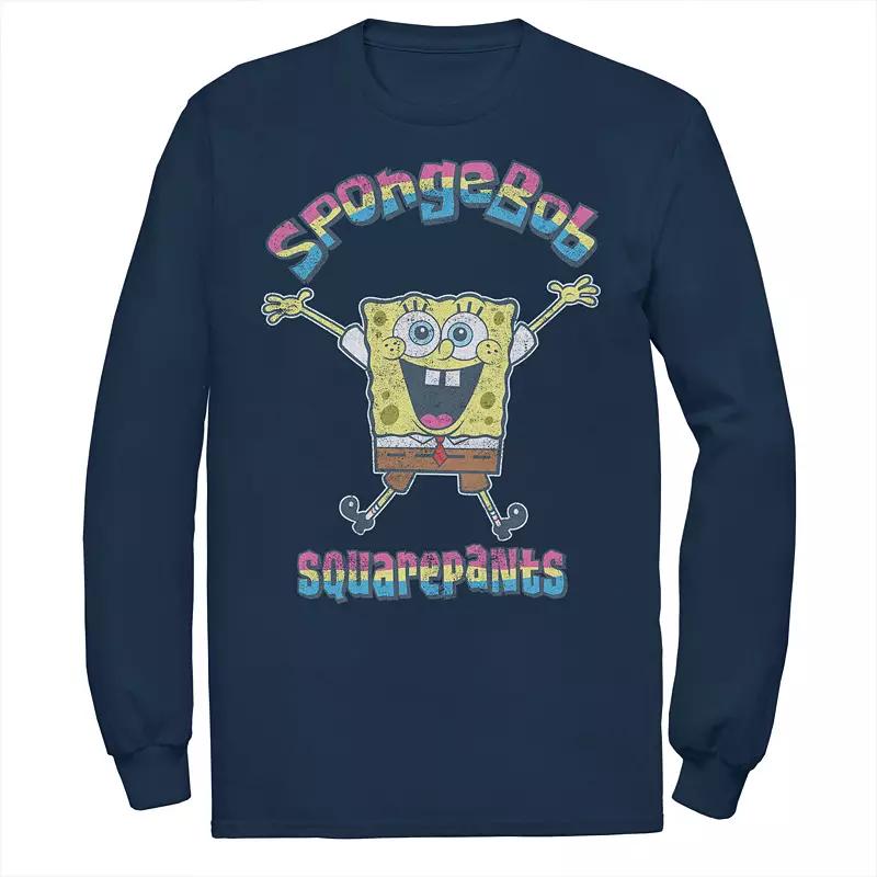 Men's Nickelodeon SpongeBob SquarePants Rainbow Logo Tee,  Product Image