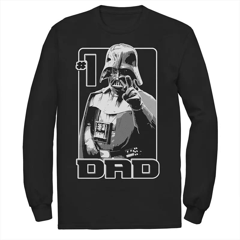 Men's Star Wars Darth Vader Number One Dad Father's Day Tee,  Product Image