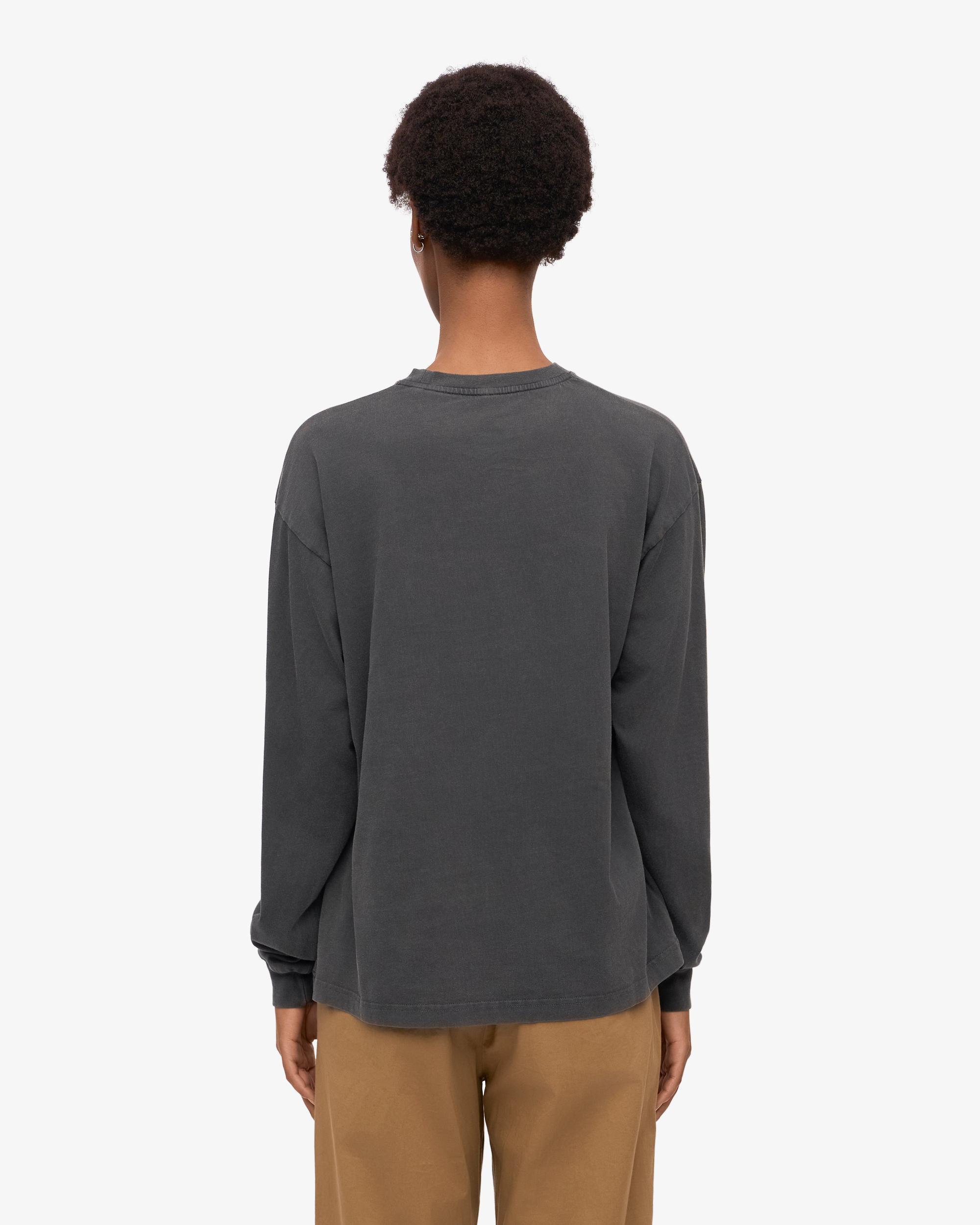 Oversized Organic LS T-Shirt - Neptune Blue Product Image