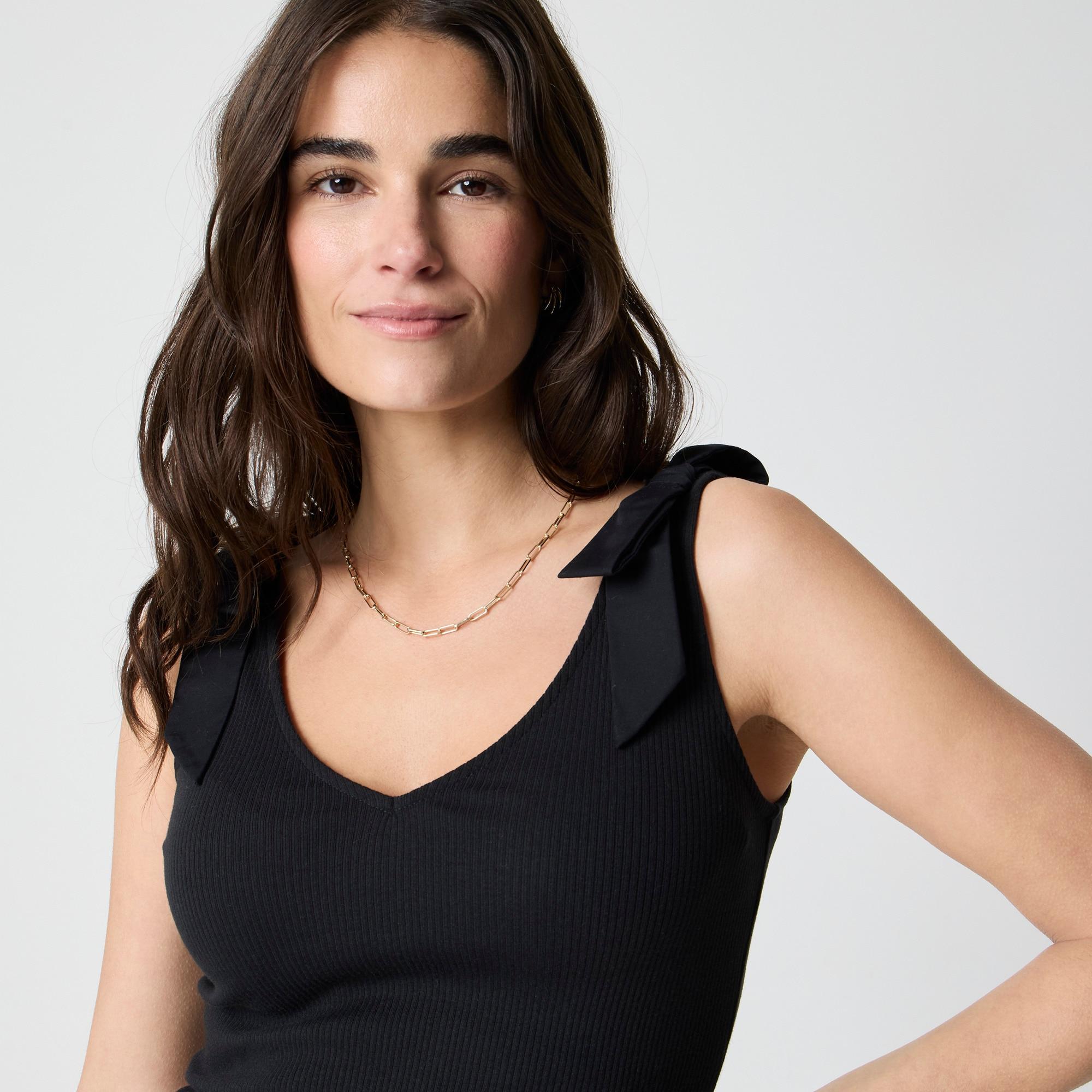 Bow-shoulder tank top Product Image