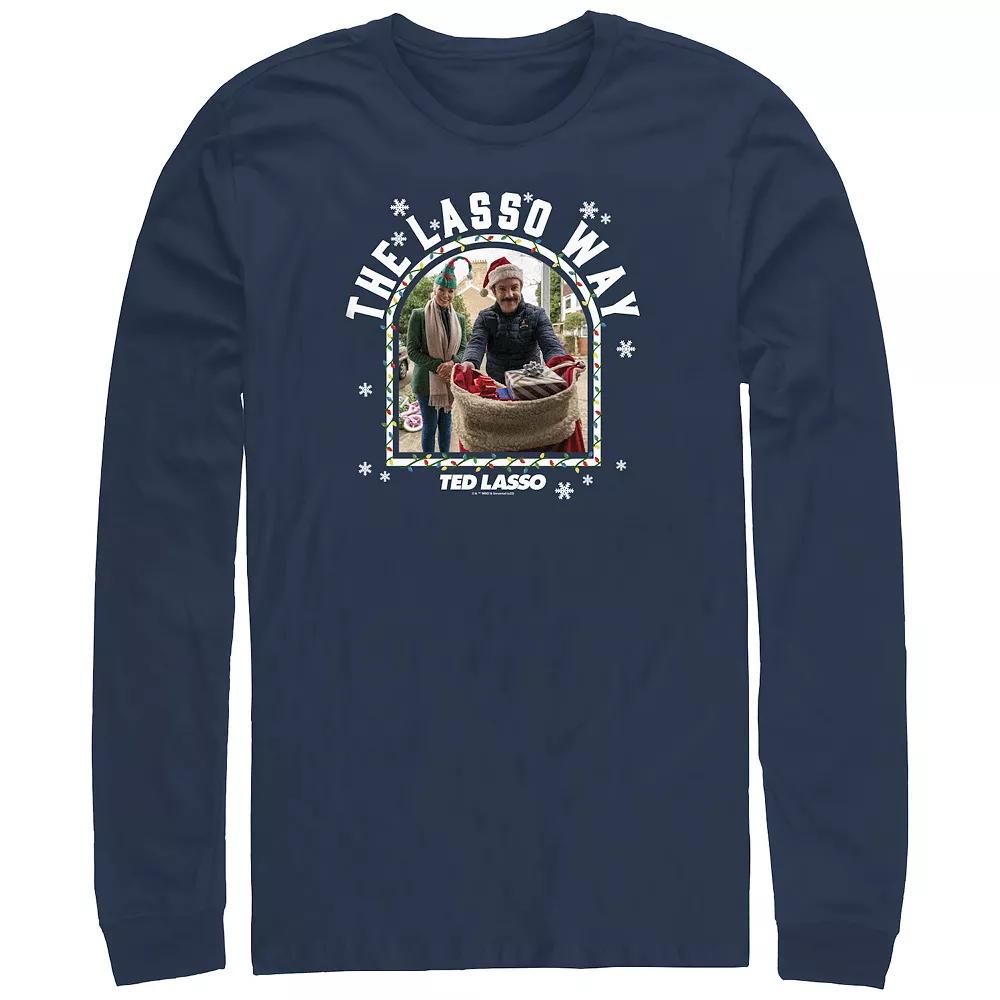 Big & Tall Ted Lasso The Lasso Way Christmas Gifts Long Sleeve Graphic Tee, Men's,  Product Image