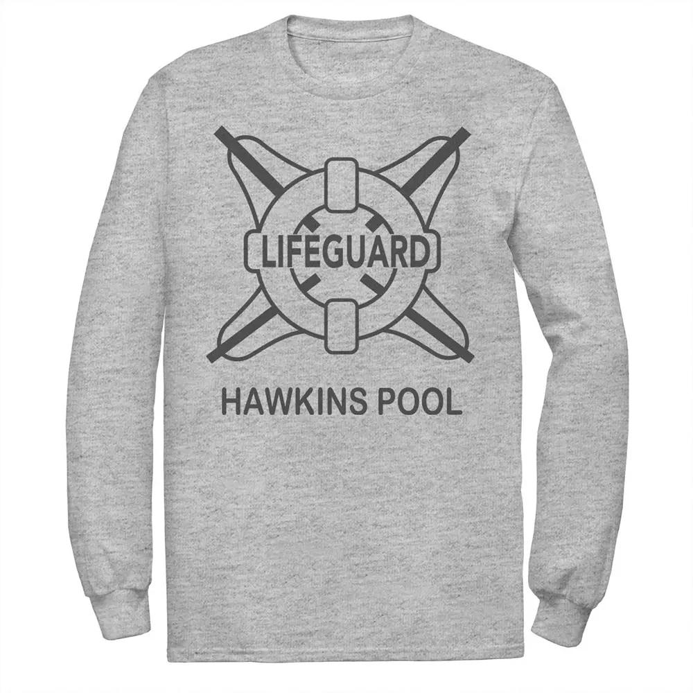 Men's Netflix Stranger Things Hawkins Pool Lifeguard Logo Tee,  Product Image
