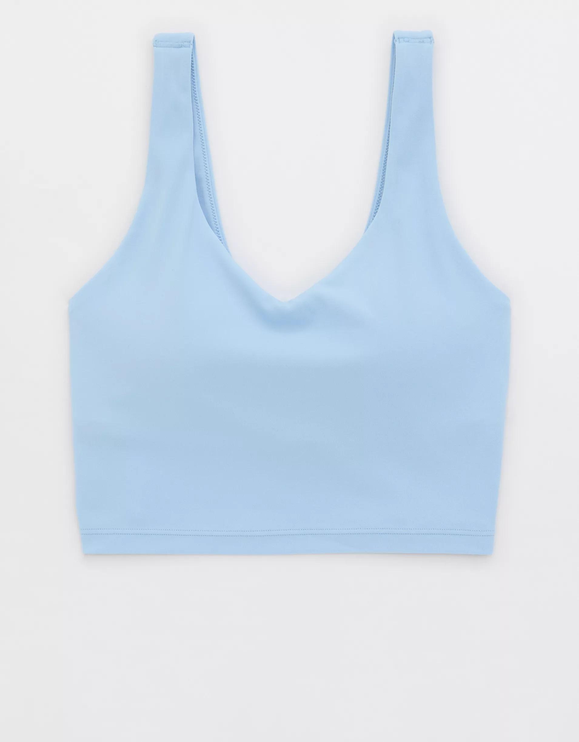 OFFLINE By Aerie Real Me Low Key Longline Sports Bra Product Image