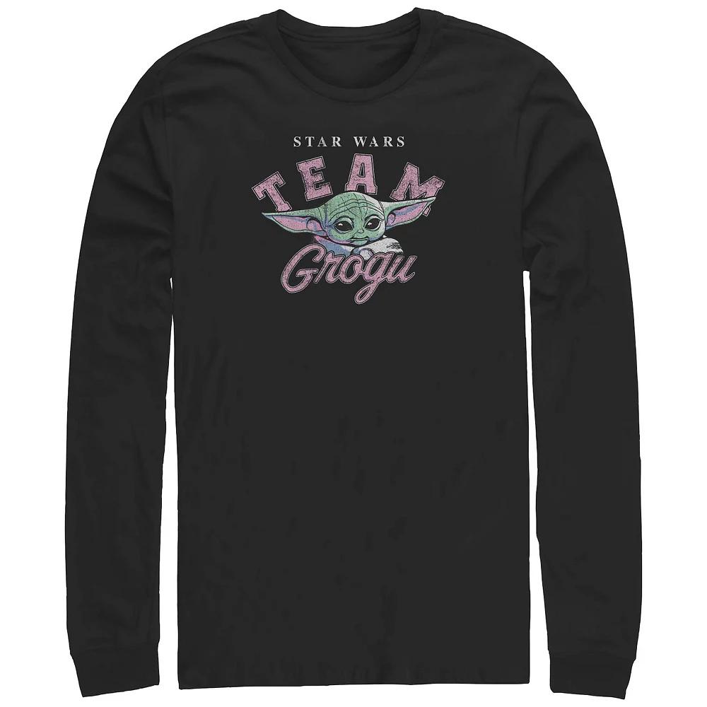Big & Tall Star Wars The Mandalorian Team Grogu Long Sleeve Graphic Tee, Men's,  Product Image