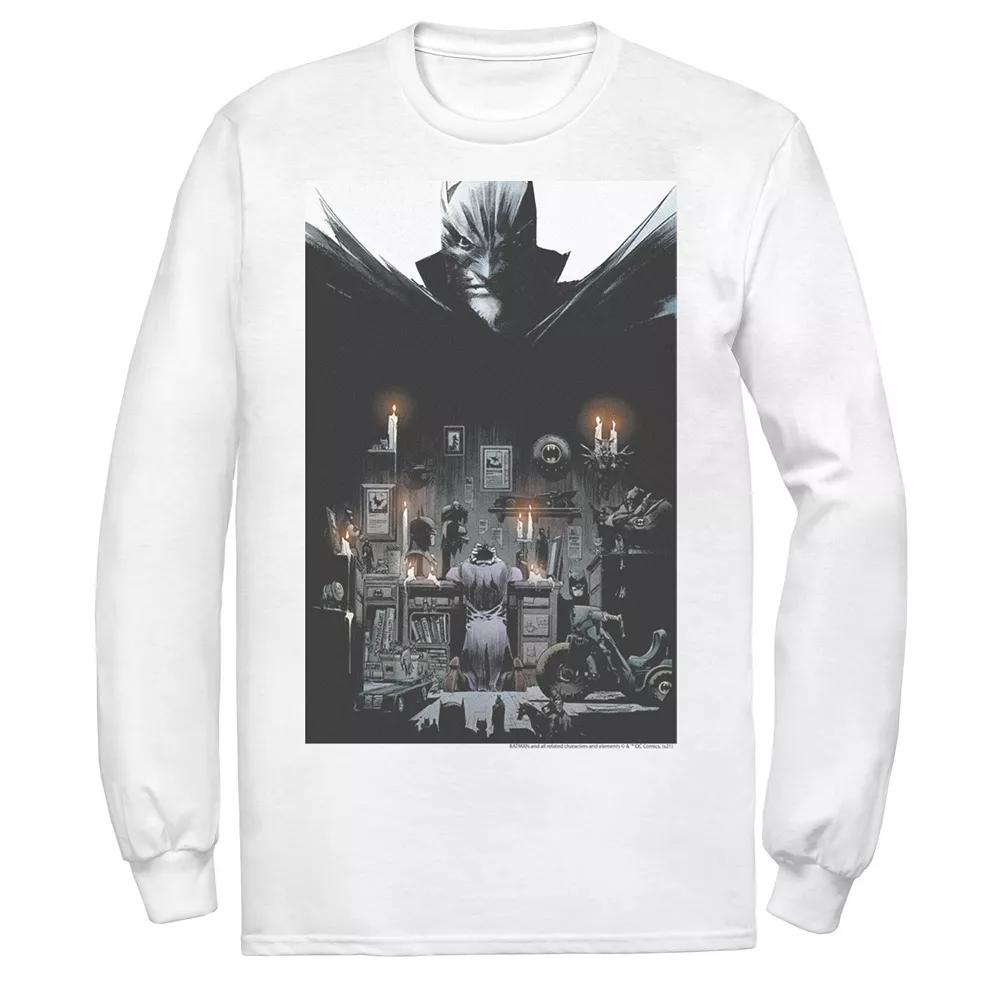 Men's Batman Joker's Hideout Poster Tee, Size: XXL, White Product Image