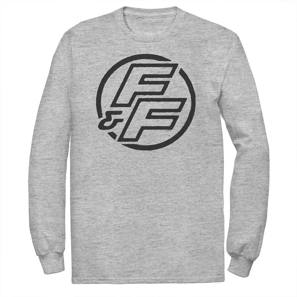 Big & Tall Fast & Furious Bold Line Hollow Logo Long Sleeve Tee, Men's,  Product Image