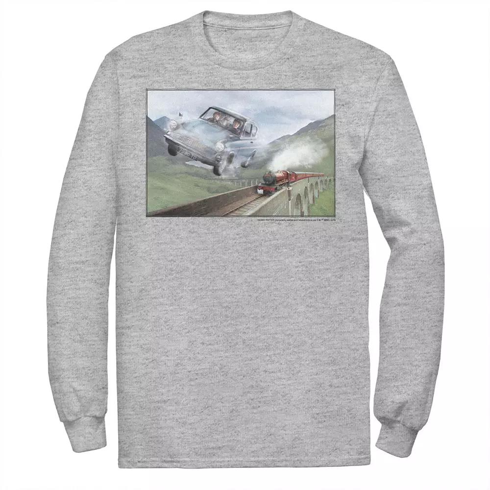 Men's Harry Potter Racing The Hogwarts Express Portrait Tee,  Product Image