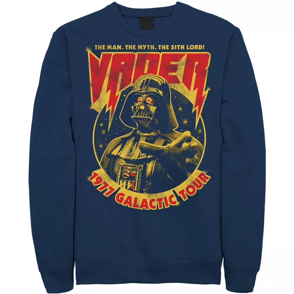 Men's Star Wars Vader 1977 Galactic Tour Metal Poster Sweatshirt,  Product Image