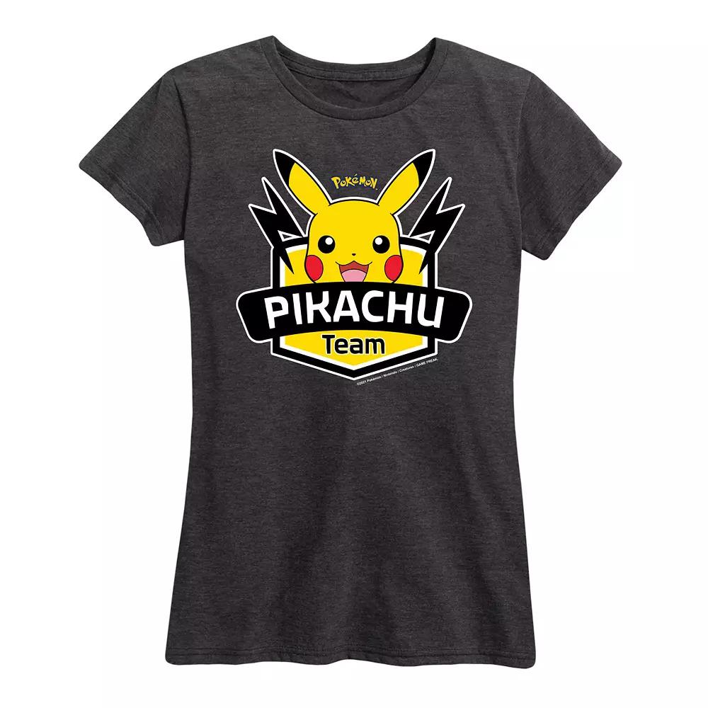 Women's Pokemon Team Pikachu Graphic Tee,  Product Image
