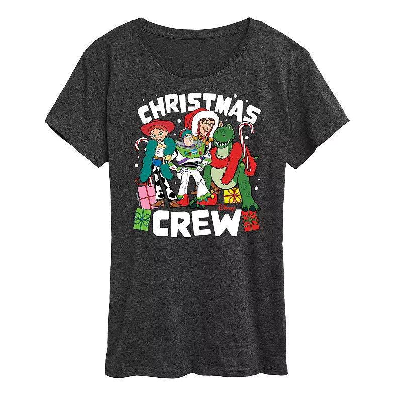 Disney / Pixar's Toy Story Women's Christmas Crew Graphic Tee, Girl's,  Product Image