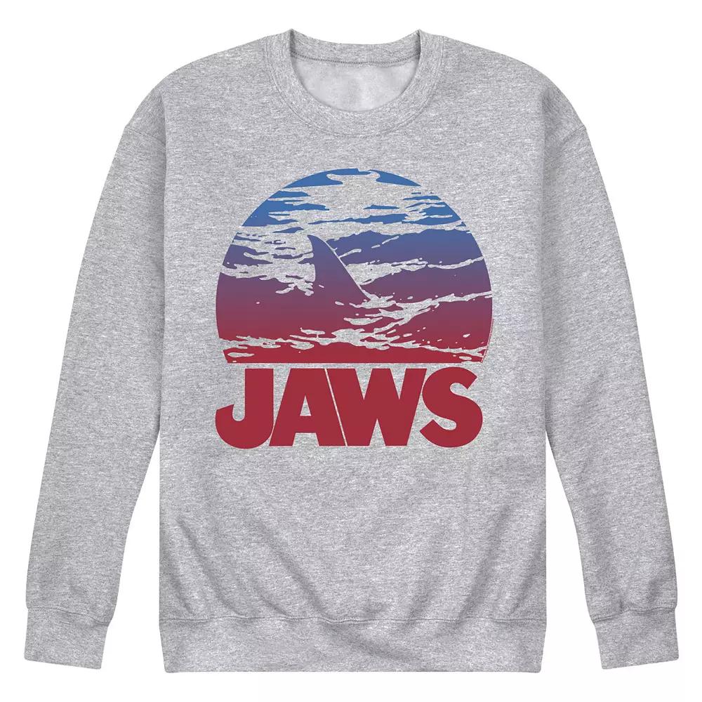 Men's Jaws Ombre Fleece Sweatshirt,  Product Image