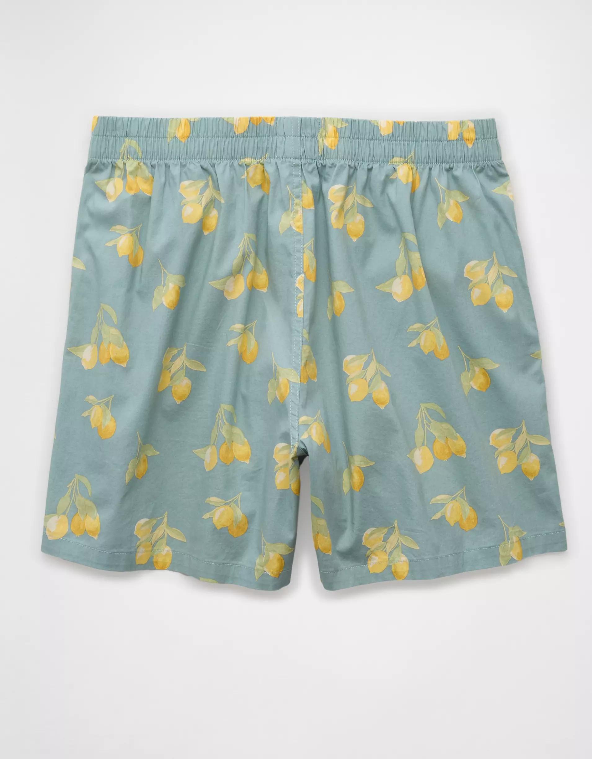 AEO Men's Lemons Poplin Pocket Boxer Short Product Image