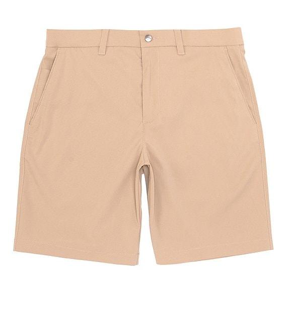 Callaway Classic Fit Flat Front Opti-Stretch Active Waistband Solid 9#double; Inseam Shorts Product Image