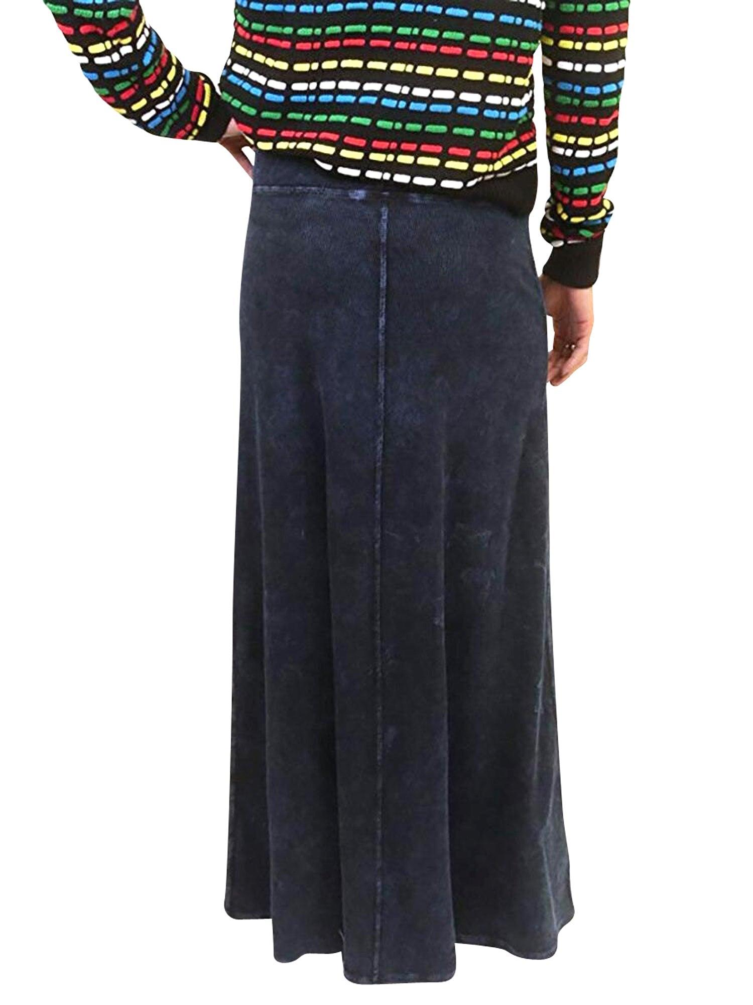 Hard Tail Ribbed Rolldown Sweep Skirt CS-103 Product Image