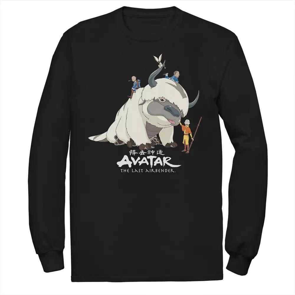 Men's Avatar: The Last Airbender Appa Ride Group Shot Tee,  Product Image