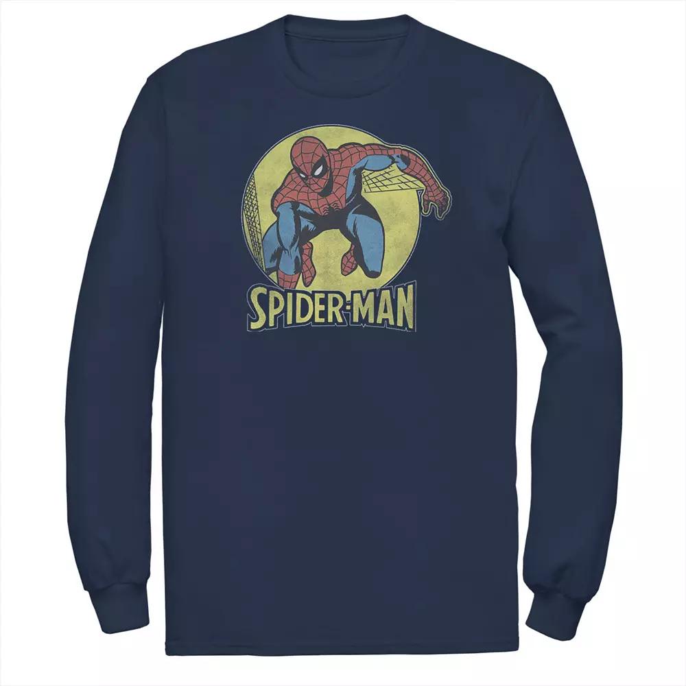 Big & Tall Marvel Spider-Man Classic Comic Themed Circle Portrait Tee, Men's,  Product Image