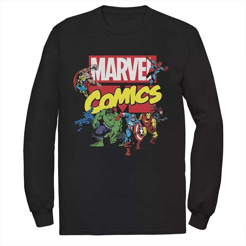 Men's Marvel D23 Exclusive Avengers Retro Comic Graphic Tee,  Product Image